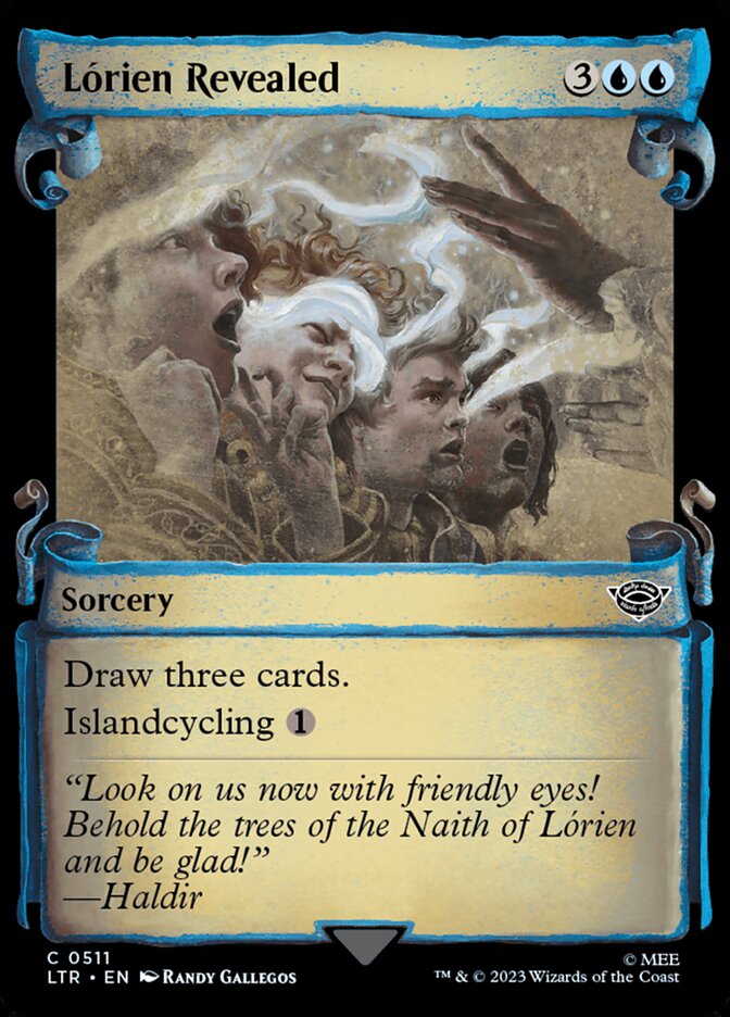 Lórien Revealed - [Foil, Showcase Scroll] The Lord of the Rings: Tales of Middle-earth (LTR)