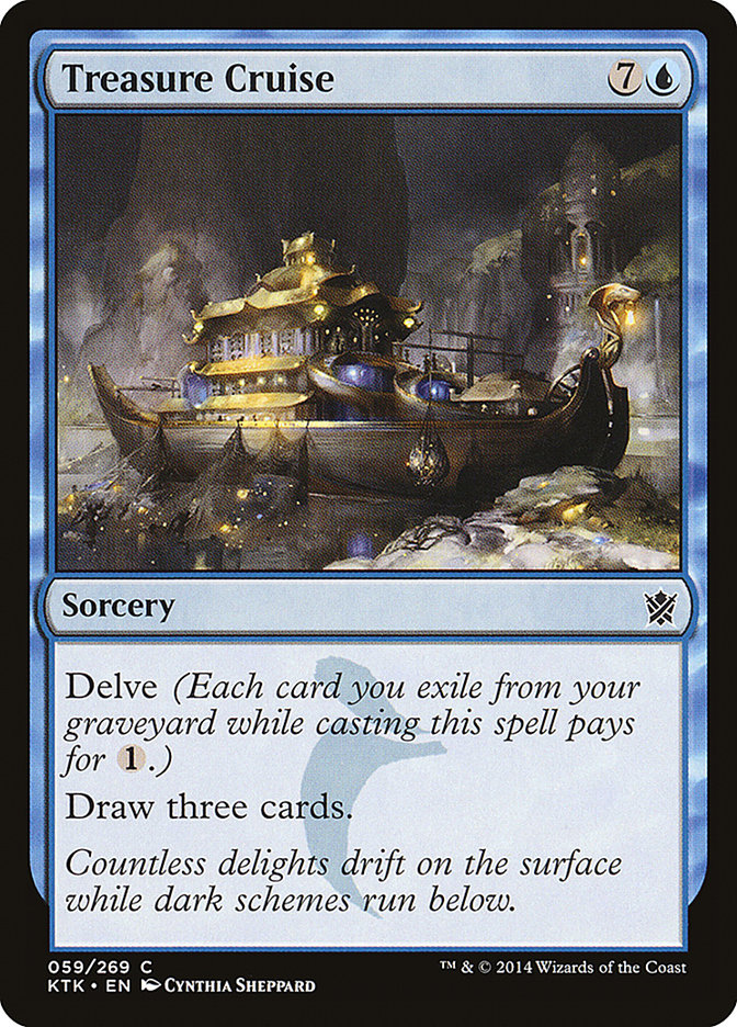 Treasure Cruise - [Foil] Khans of Tarkir (KTK)