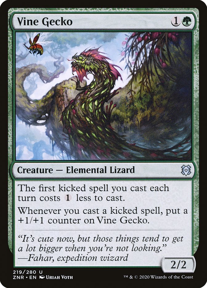 Vine Gecko - [Foil] Zendikar Rising (ZNR)