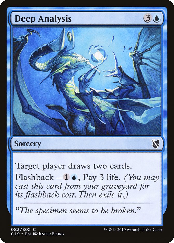 Deep Analysis - Commander 2019 (C19)