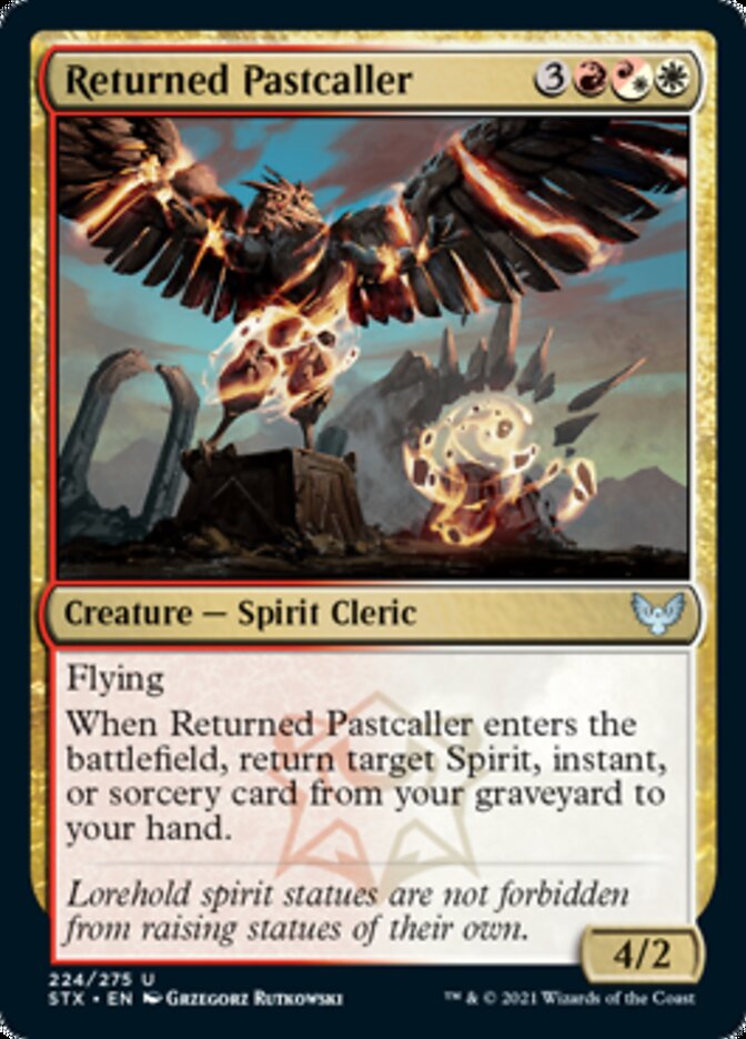 Returned Pastcaller - [Foil] Strixhaven: School of Mages (STX)