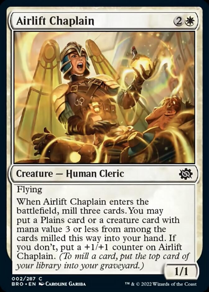 Airlift Chaplain - [Foil] The Brothers' War (BRO)