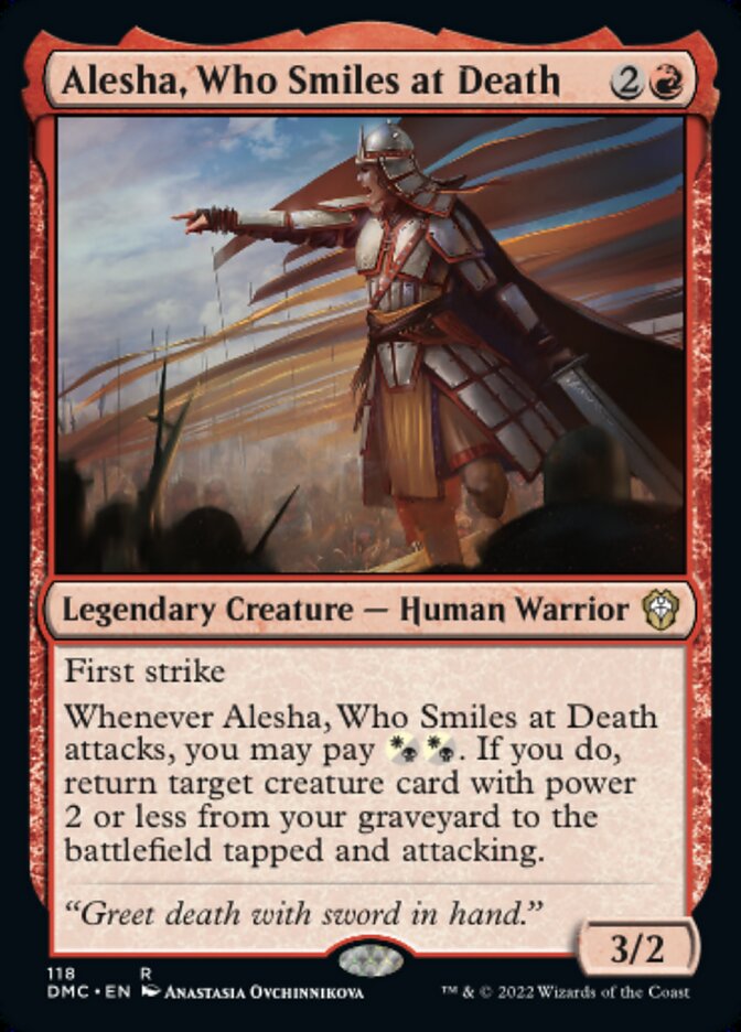Alesha, Who Smiles at Death - Dominaria United Commander (DMC)