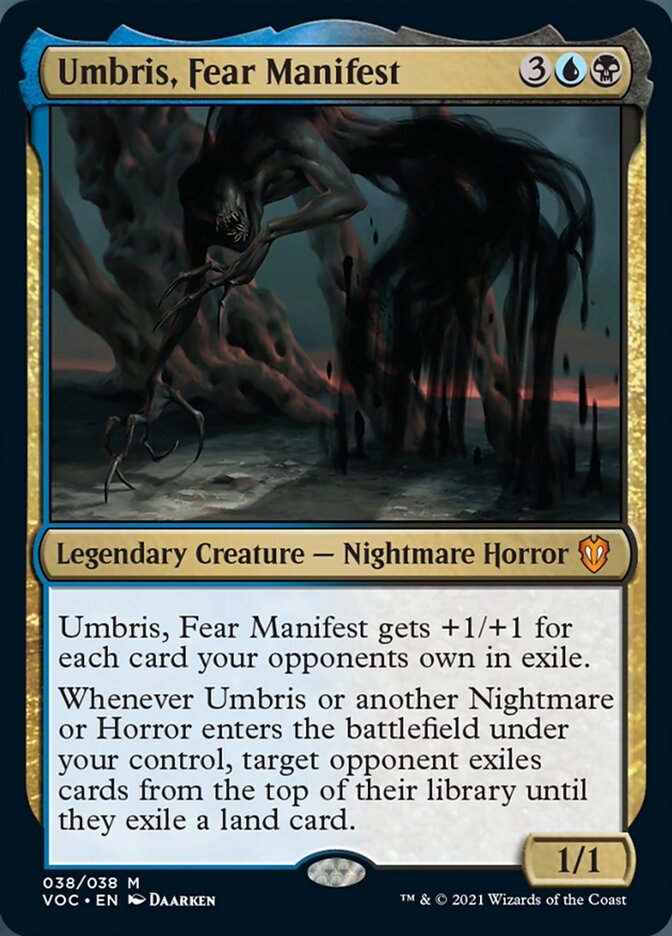 Umbris, Fear Manifest - [Foil] Crimson Vow Commander (VOC)
