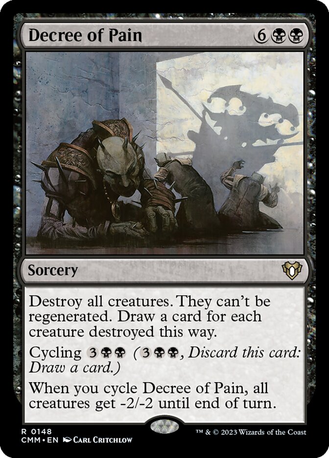 Decree of Pain - [Foil] Commander Masters (CMM)
