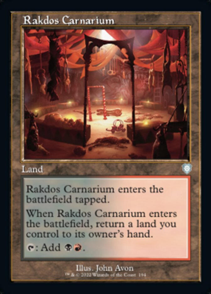 Rakdos Carnarium - The Brothers' War Commander (BRC)