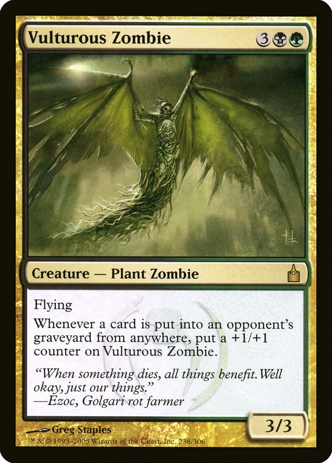 Vulturous Zombie - [Foil] Ravnica: City of Guilds (RAV)