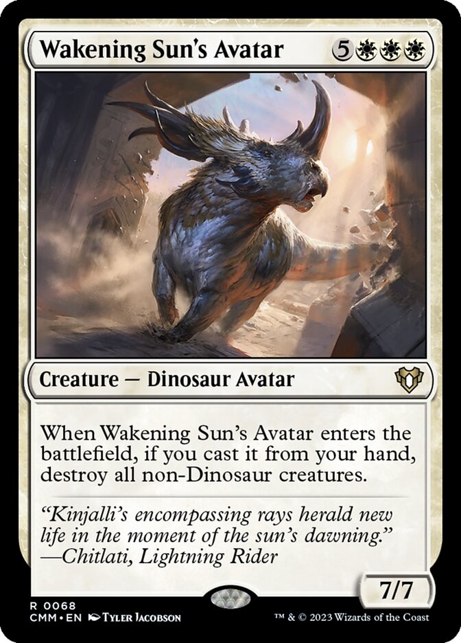 Wakening Sun's Avatar - [Foil] Commander Masters (CMM)