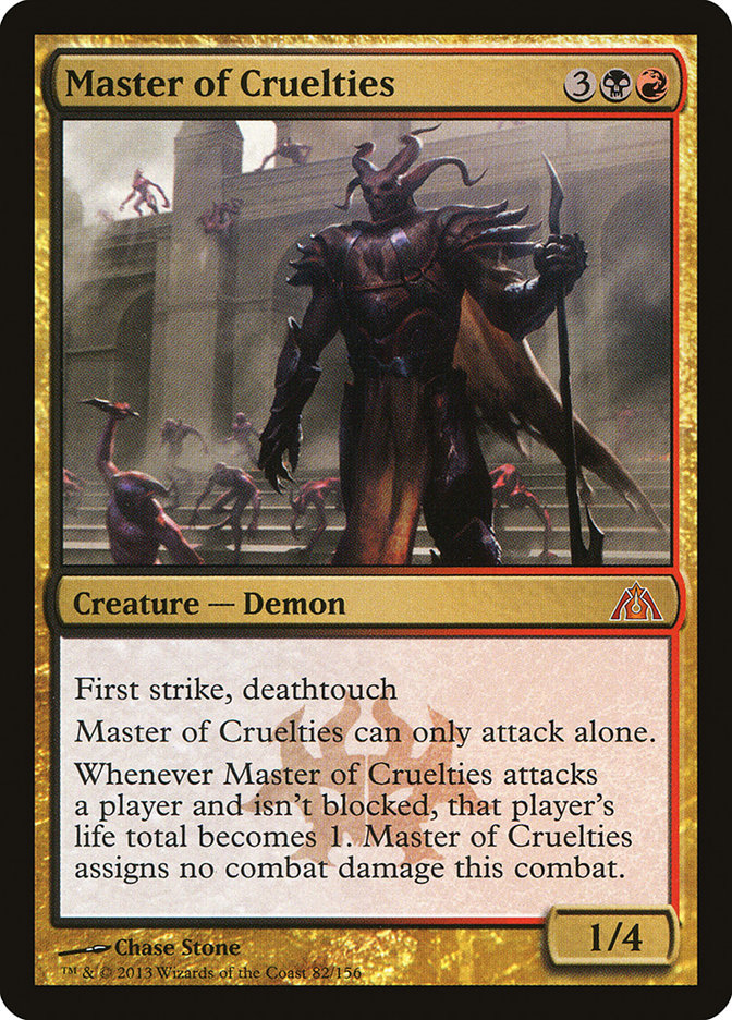 Master of Cruelties - [Foil] Dragon's Maze (DGM)