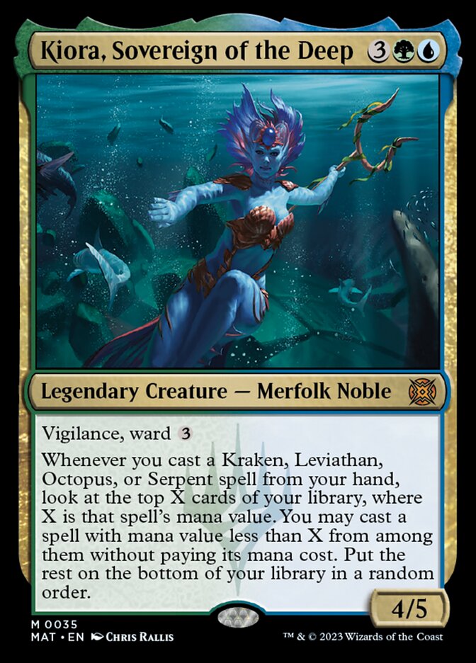 Kiora, Sovereign of the Deep - [Foil] March of the Machine: The Aftermath (MAT)