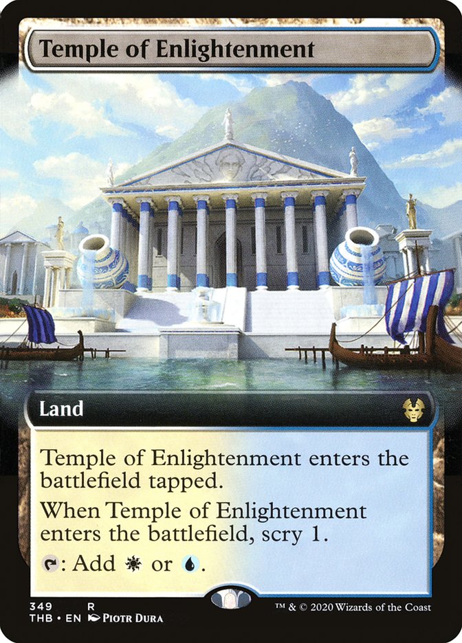 Temple of Enlightenment - [Foil, Extended Art] Theros Beyond Death (THB)