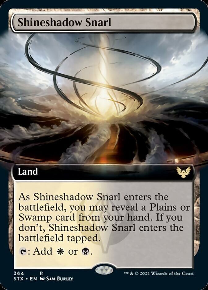 Shineshadow Snarl - [Foil, Extended Art] Strixhaven: School of Mages (STX)