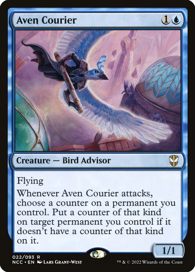 Aven Courier - [Foil] New Capenna Commander (NCC)