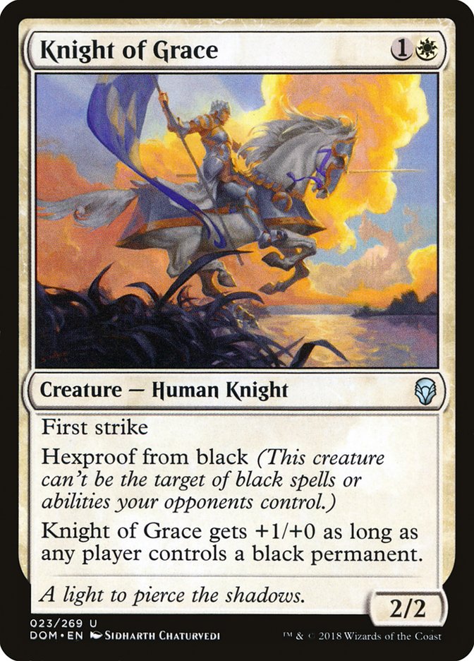 Knight of Grace - [Foil] Dominaria (DOM)