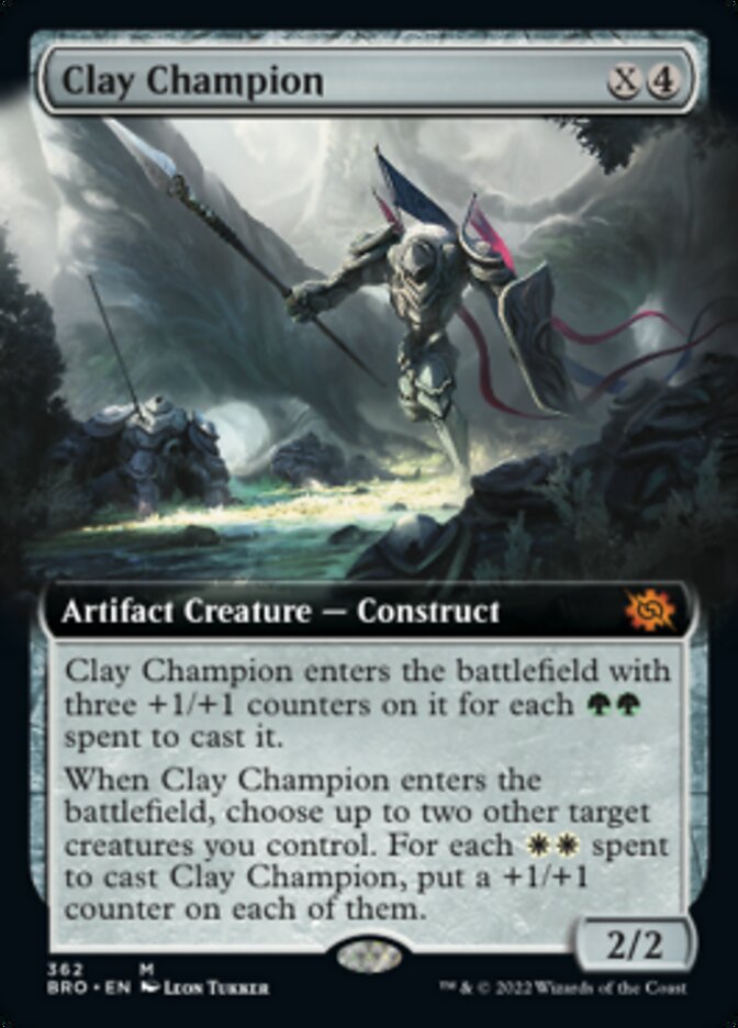 Clay Champion - [Extended Art] The Brothers' War (BRO)