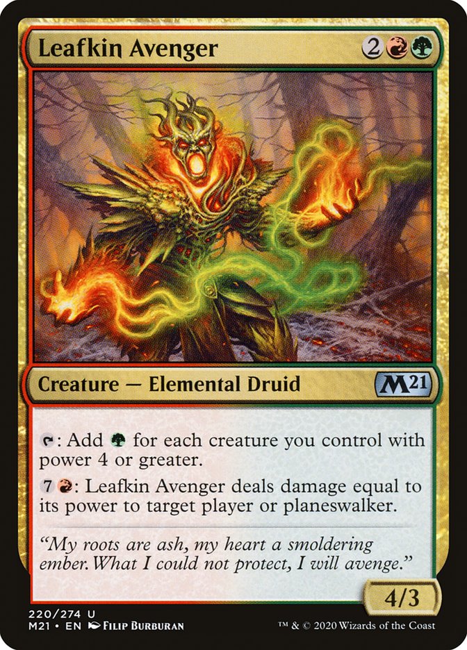 Leafkin Avenger - [Foil] Core Set 2021 (M21)
