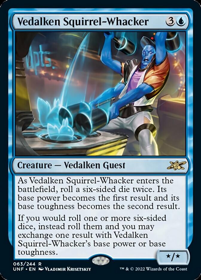 Vedalken Squirrel-Whacker - [Foil] Unfinity (UNF)