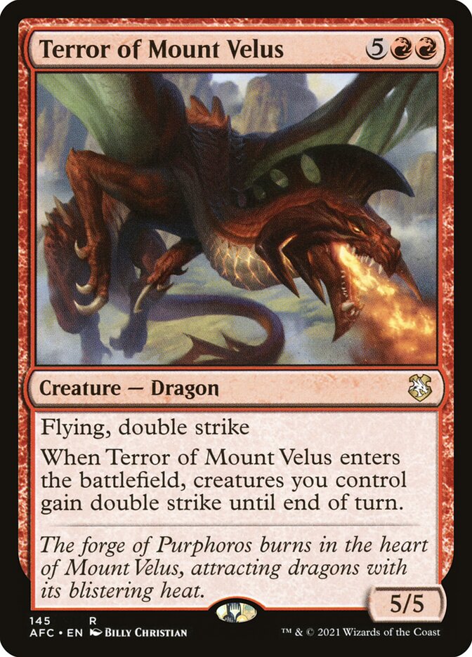Terror of Mount Velus - Forgotten Realms Commander (AFC)