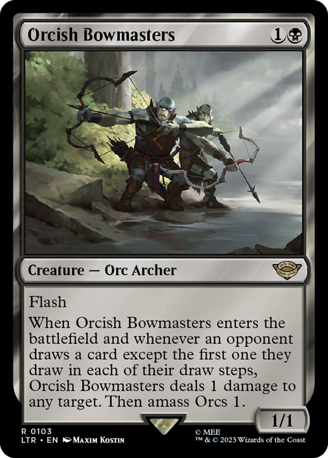 Orcish Bowmasters - [Foil] The Lord of the Rings: Tales of Middle-earth (LTR)