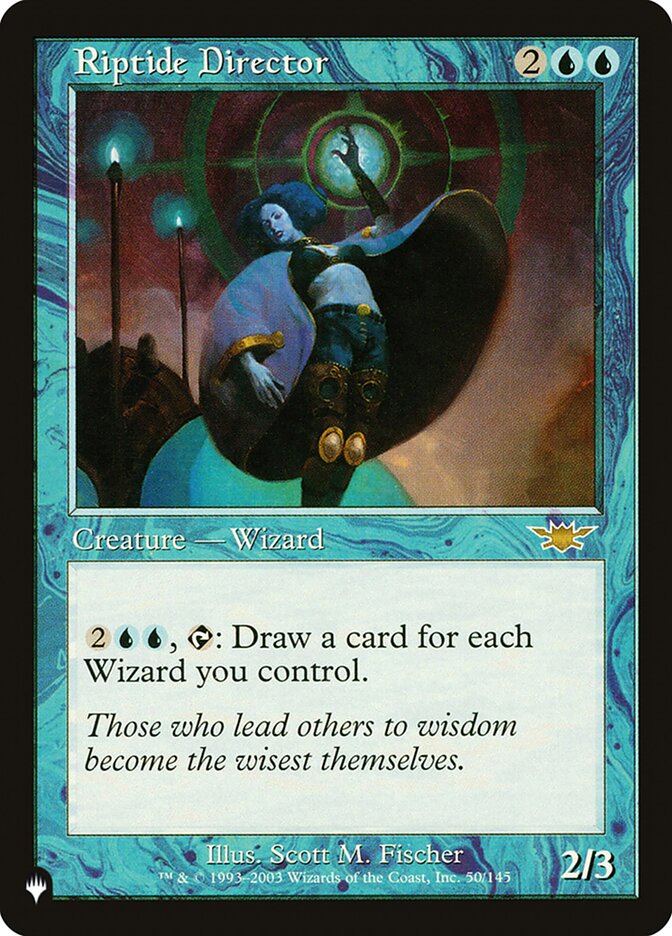 Riptide Director - [Foil, Retro Frame] The List (PLIST)