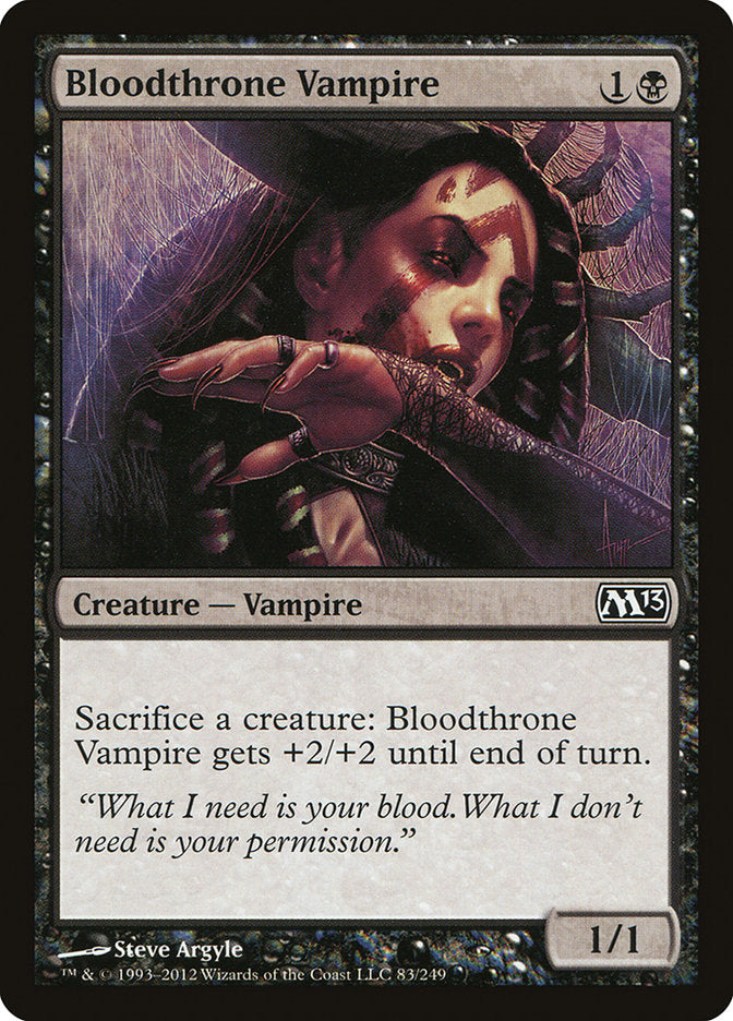 Bloodthrone Vampire - [Foil] Magic 2013 (M13)