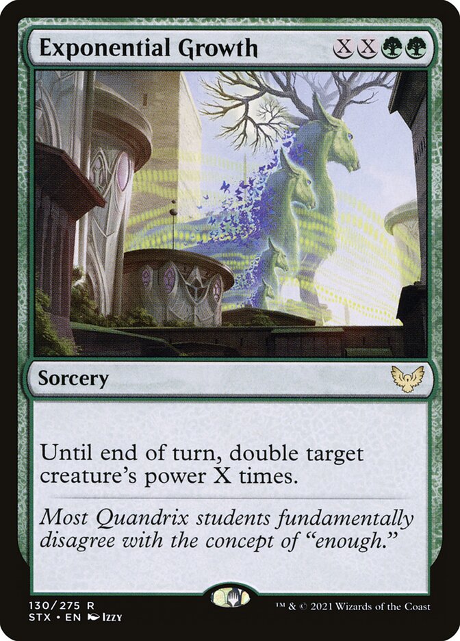 Exponential Growth - [Foil] Strixhaven: School of Mages (STX)