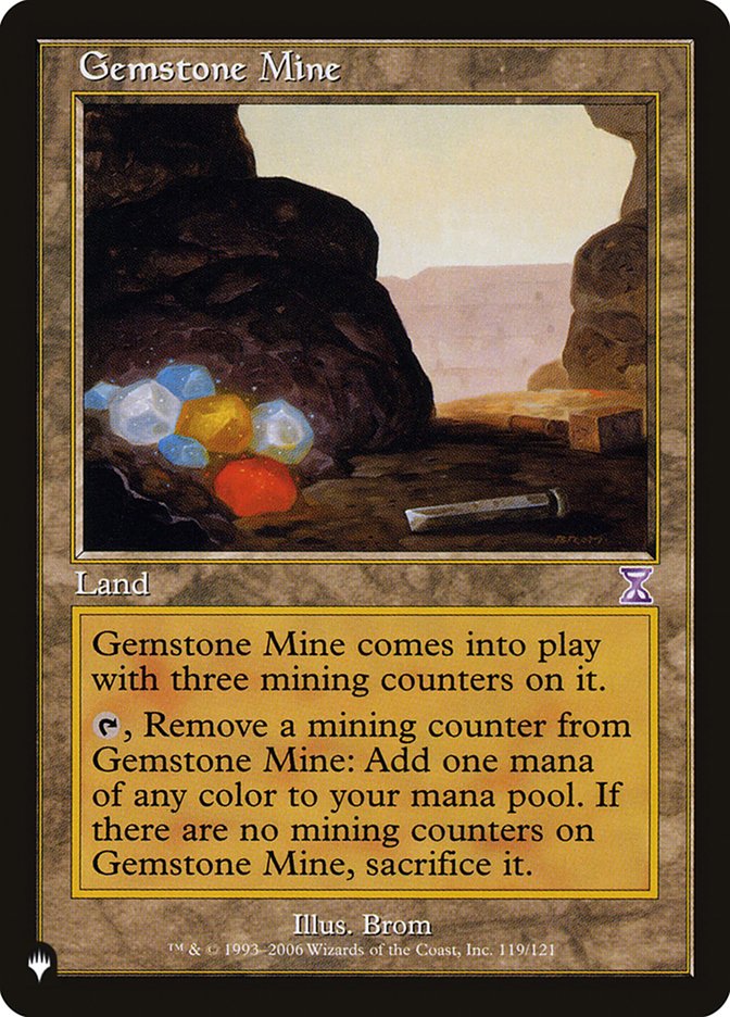 Gemstone Mine - [Retro Frame] The List (PLIST)
