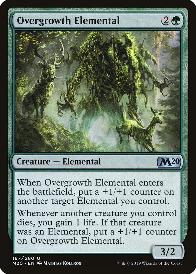 Overgrowth Elemental - [Foil] Core Set 2020 (M20)