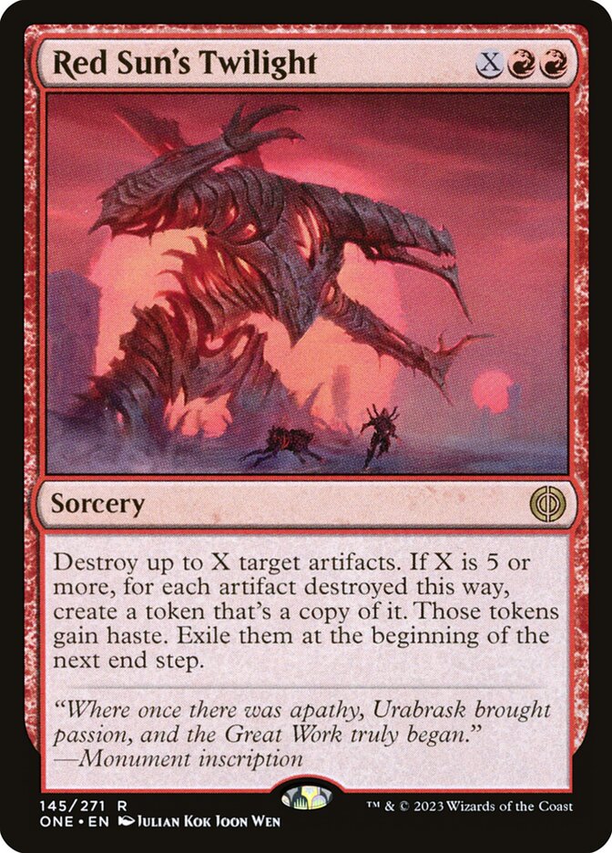 Red Sun's Twilight - [Foil] Phyrexia: All Will Be One (ONE)