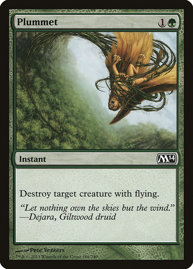 Plummet - [Foil] Magic 2014 (M14)