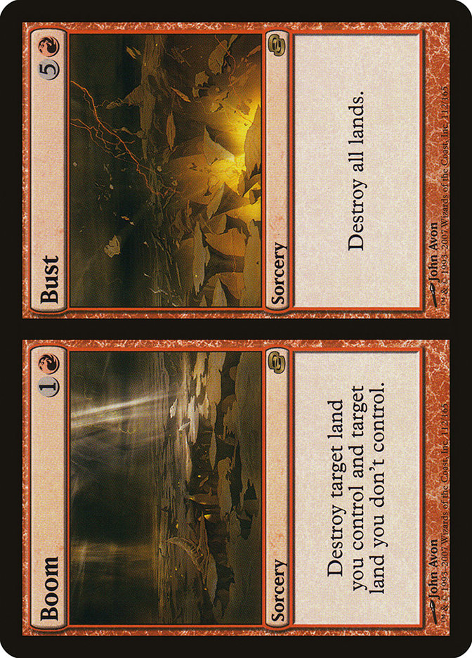 Boom // Bust - [Foil] Planar Chaos (PLC)