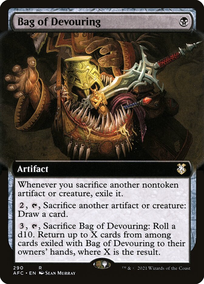 Bag of Devouring - [Extended Art] Forgotten Realms Commander (AFC)
