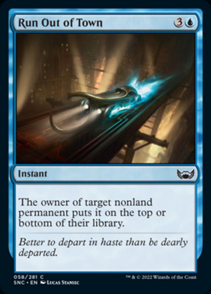 Run Out of Town - [Foil] Streets of New Capenna (SNC)