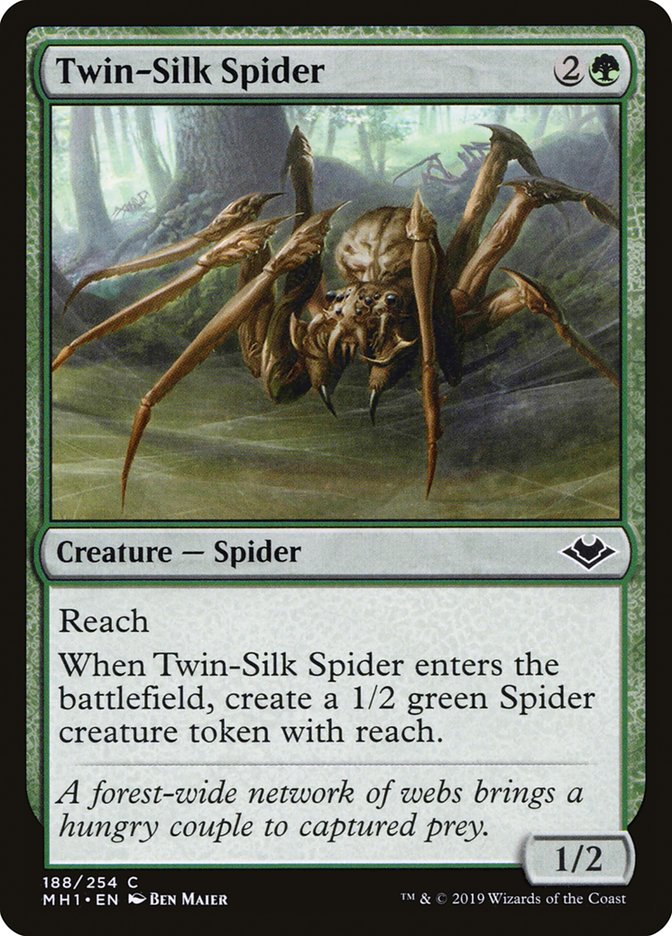 Twin-Silk Spider - [Foil] Modern Horizons (MH1)