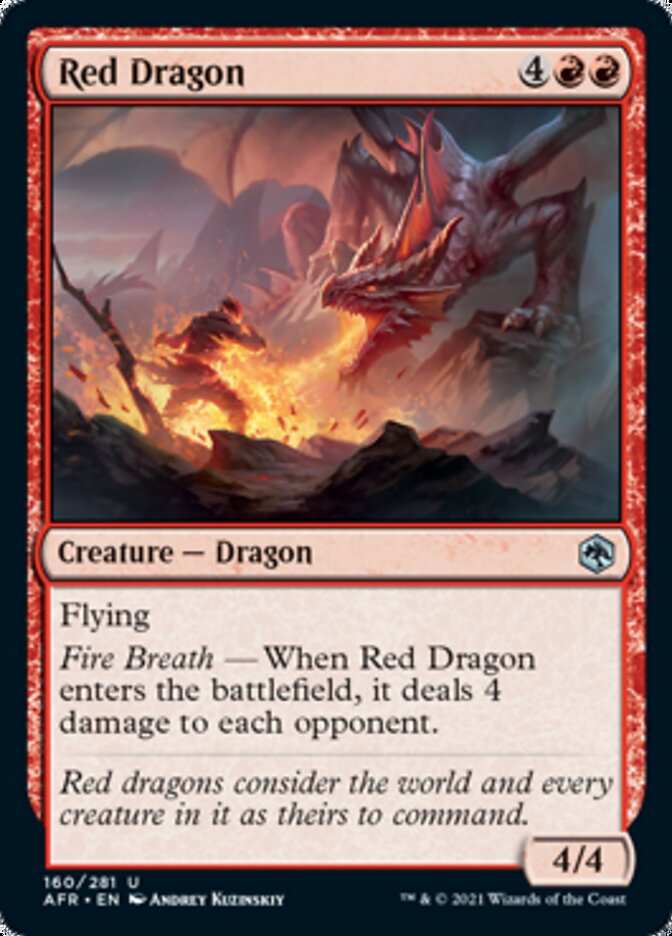Red Dragon - [Foil] Adventures in the Forgotten Realms (AFR)