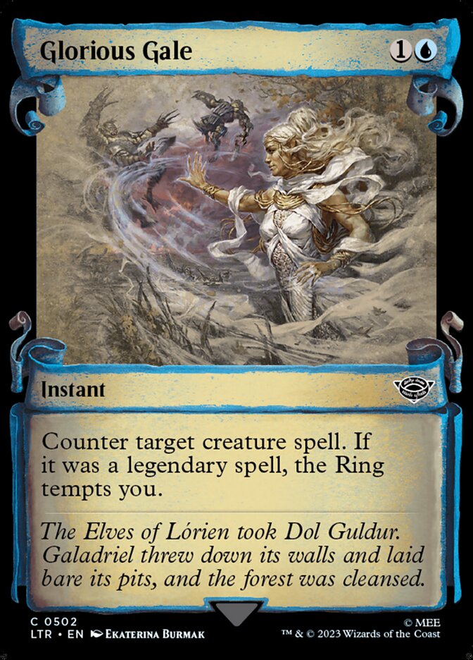 Glorious Gale - [Foil, Showcase Scroll] The Lord of the Rings: Tales of Middle-earth (LTR)