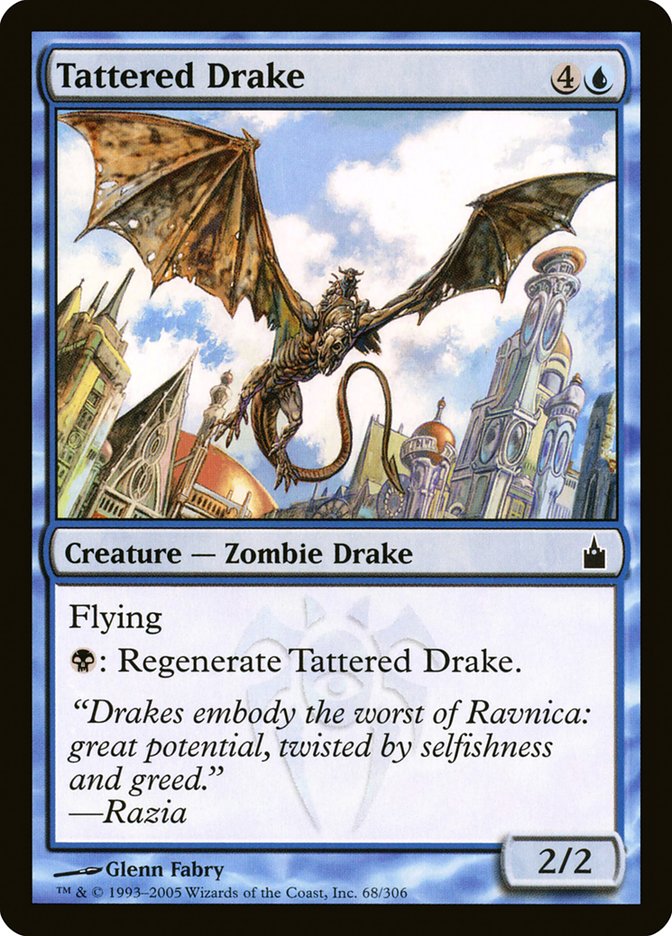 Tattered Drake - [Foil] Ravnica: City of Guilds (RAV)