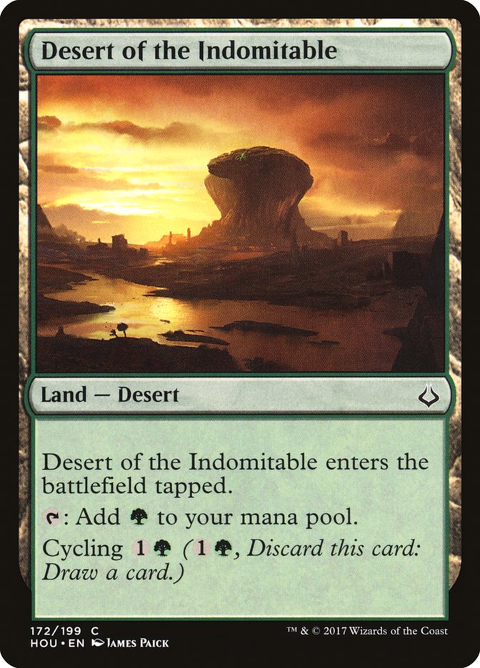 Desert of the Indomitable - [Foil] Hour of Devastation (HOU)