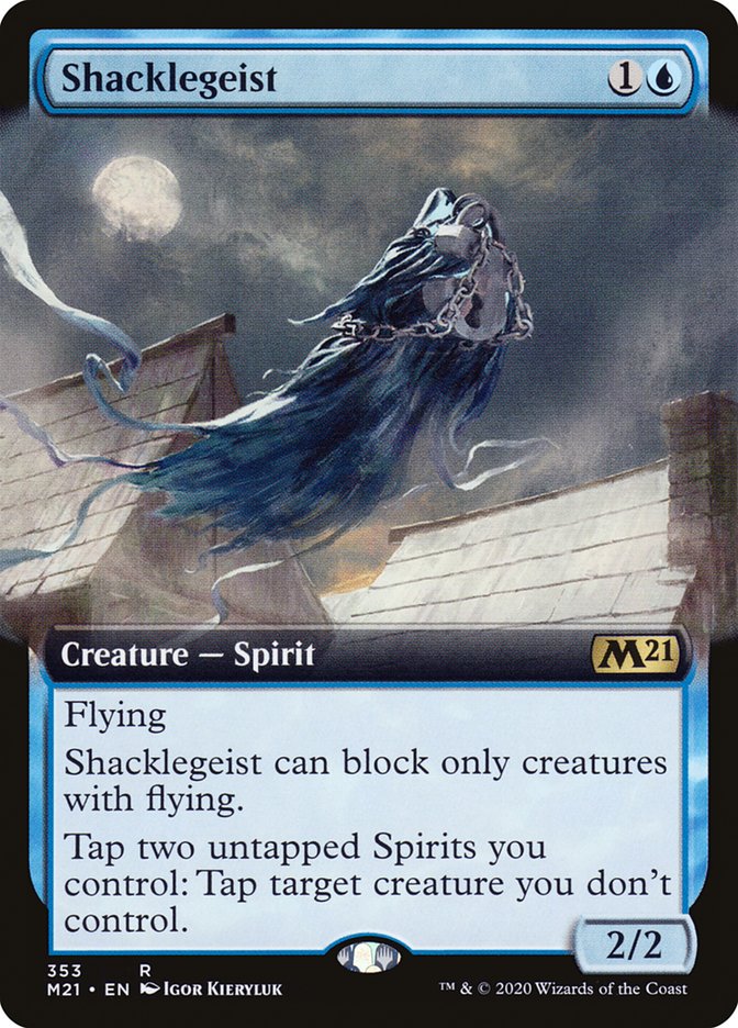Shacklegeist - [Foil, Extended Art] Core Set 2021 (M21)