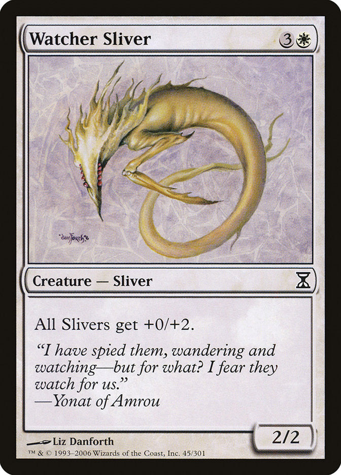 Watcher Sliver - [Foil] Time Spiral (TSP)