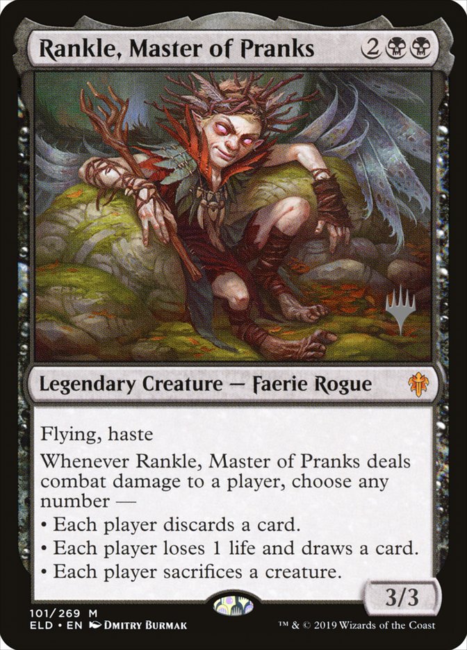 Rankle, Master of Pranks - [Foil, Promo] Throne of Eldraine Promos (PELD)