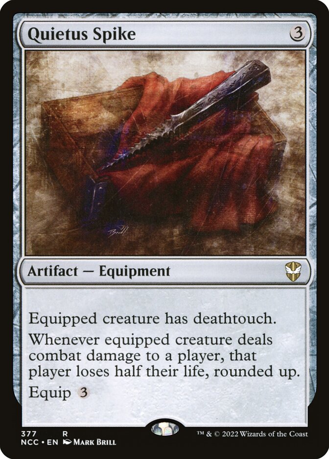 Quietus Spike - [Foil] New Capenna Commander (NCC)