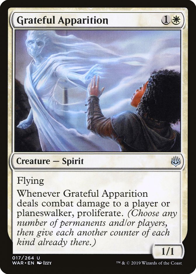 Grateful Apparition - [Foil] War of the Spark (WAR)