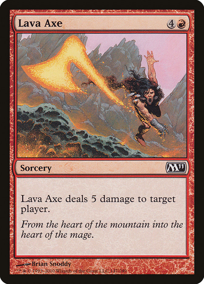 Lava Axe - [Foil] Magic 2011 (M11)