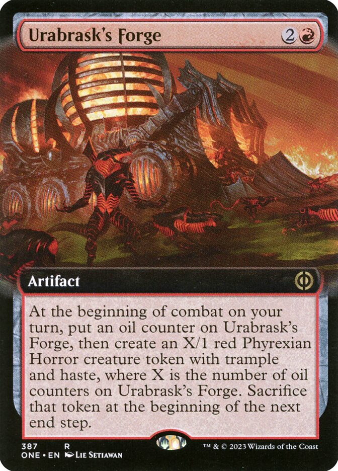 Urabrask's Forge - [Extended Art] Phyrexia: All Will Be One (ONE)