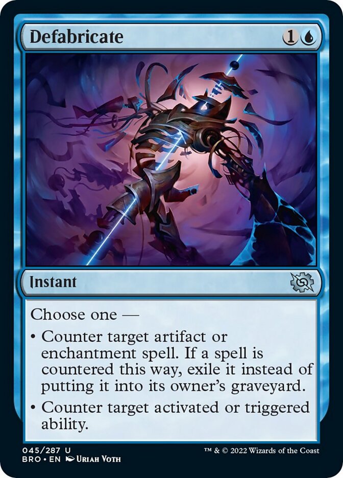 Defabricate - [Foil] The Brothers' War (BRO)
