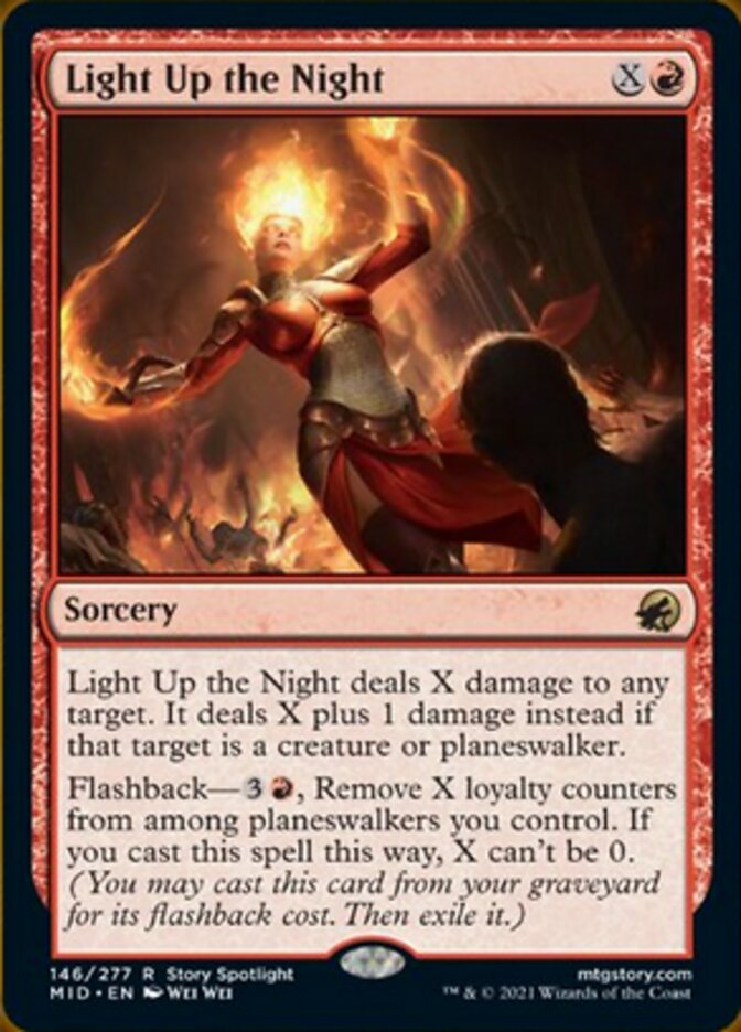 Light Up the Night - [Foil] Innistrad: Midnight Hunt (MID)