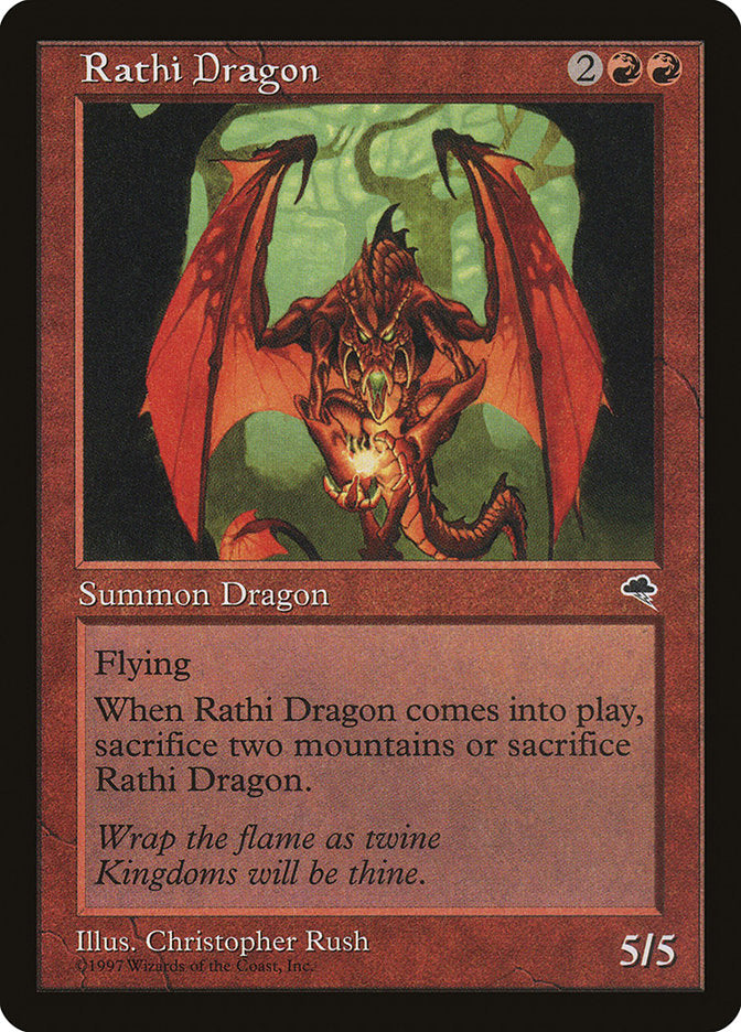 Rathi Dragon - [Retro Frame] Tempest (TMP)