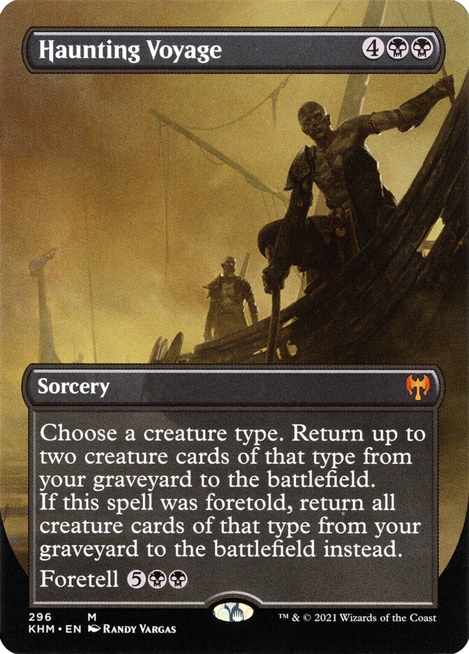 Haunting Voyage - [Foil, Borderless] Kaldheim (KHM)