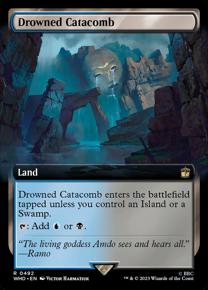 Drowned Catacomb - [Foil, Extended Art] Doctor Who (WHO)